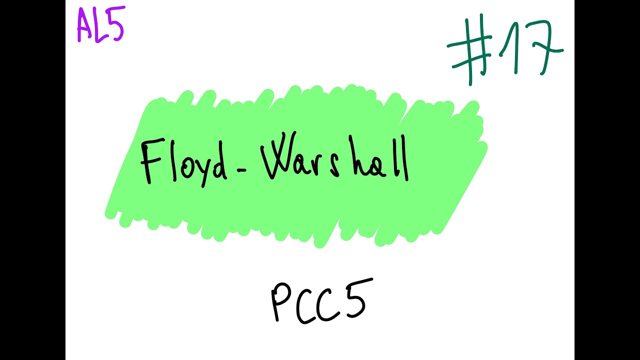 #17-Algorithme de Floyd-Warshall