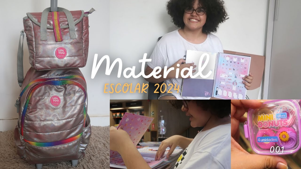 Comprando material escolar 2024 - Volta às aulas !