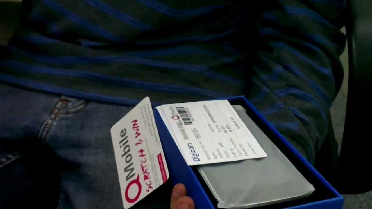 Unboxing of Q mobile A10