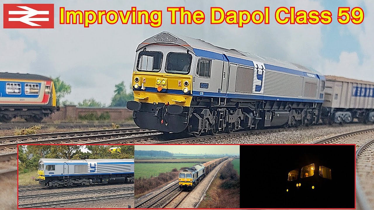 Modifiying, Improving & Painting - New Dapol Class 59