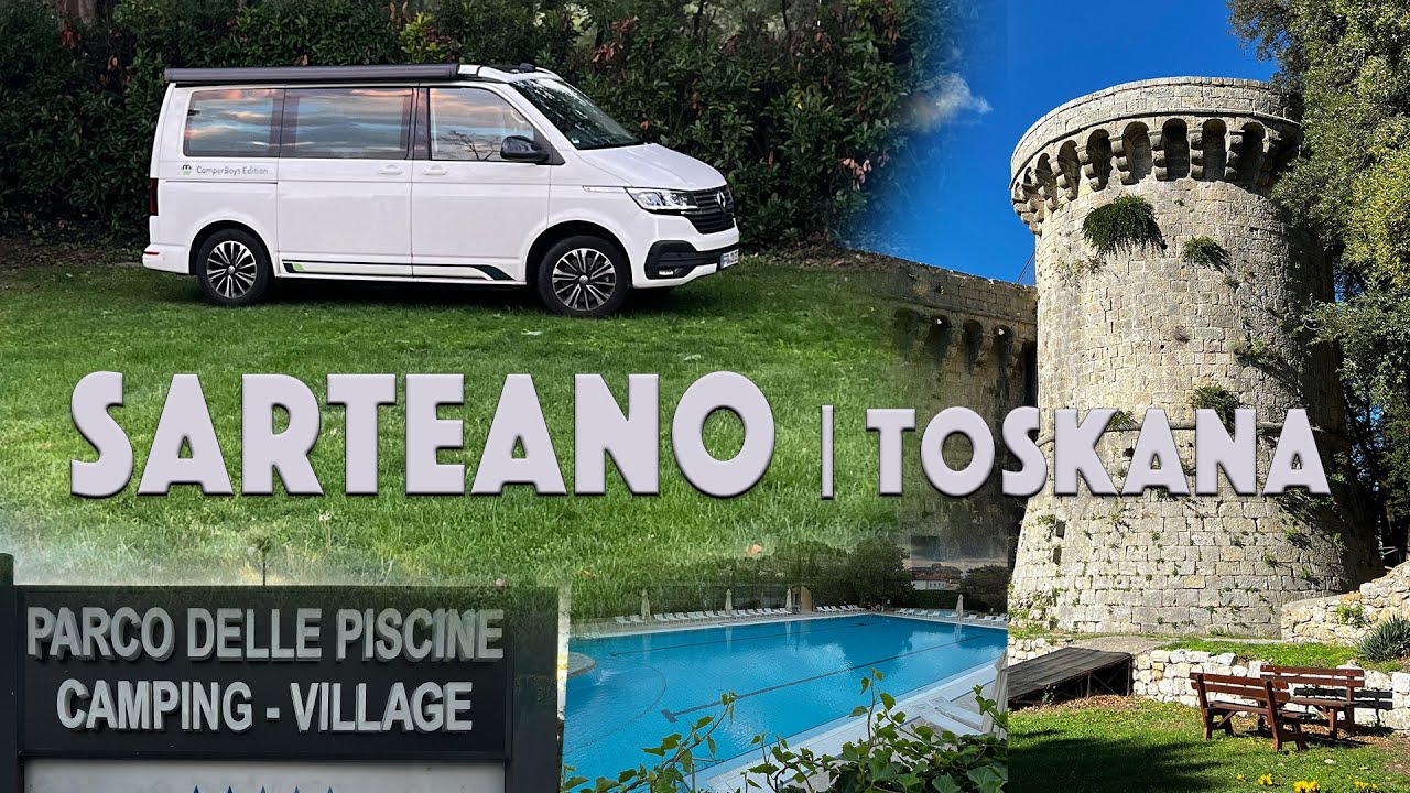 Sarteano | Toskana | Parco delle Piscine Camping | Van Tour Italien 🇮🇹 | Alleine Reisen