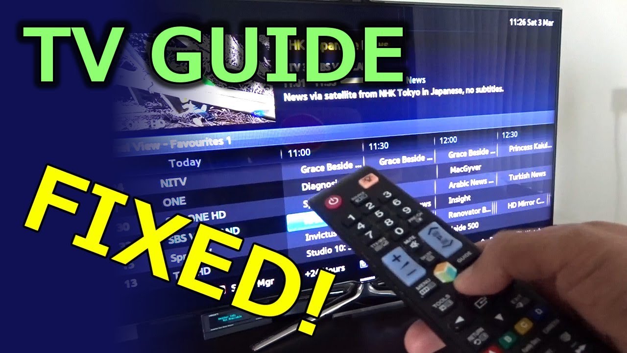 Исправлен телегид (EPG)!