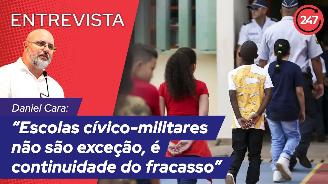 “Escolas cívico-militares não são exceção, é continuidade do fracasso”, afirma Daniel Cara