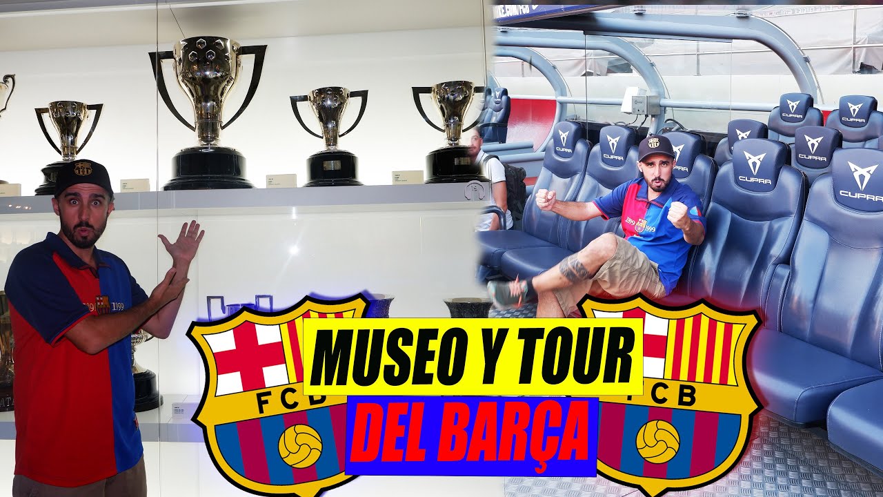 MUSEO del FC BARCELONA y TOUR del SPOTIFY CAMP NOU ❤️💙 | Trofeos, Espacio Leo Messi, Vestuarios..