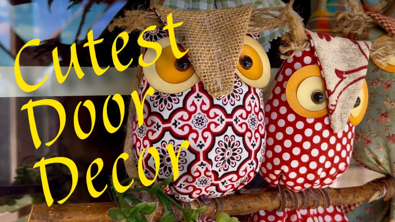 Cutest Door Decoration with Owls