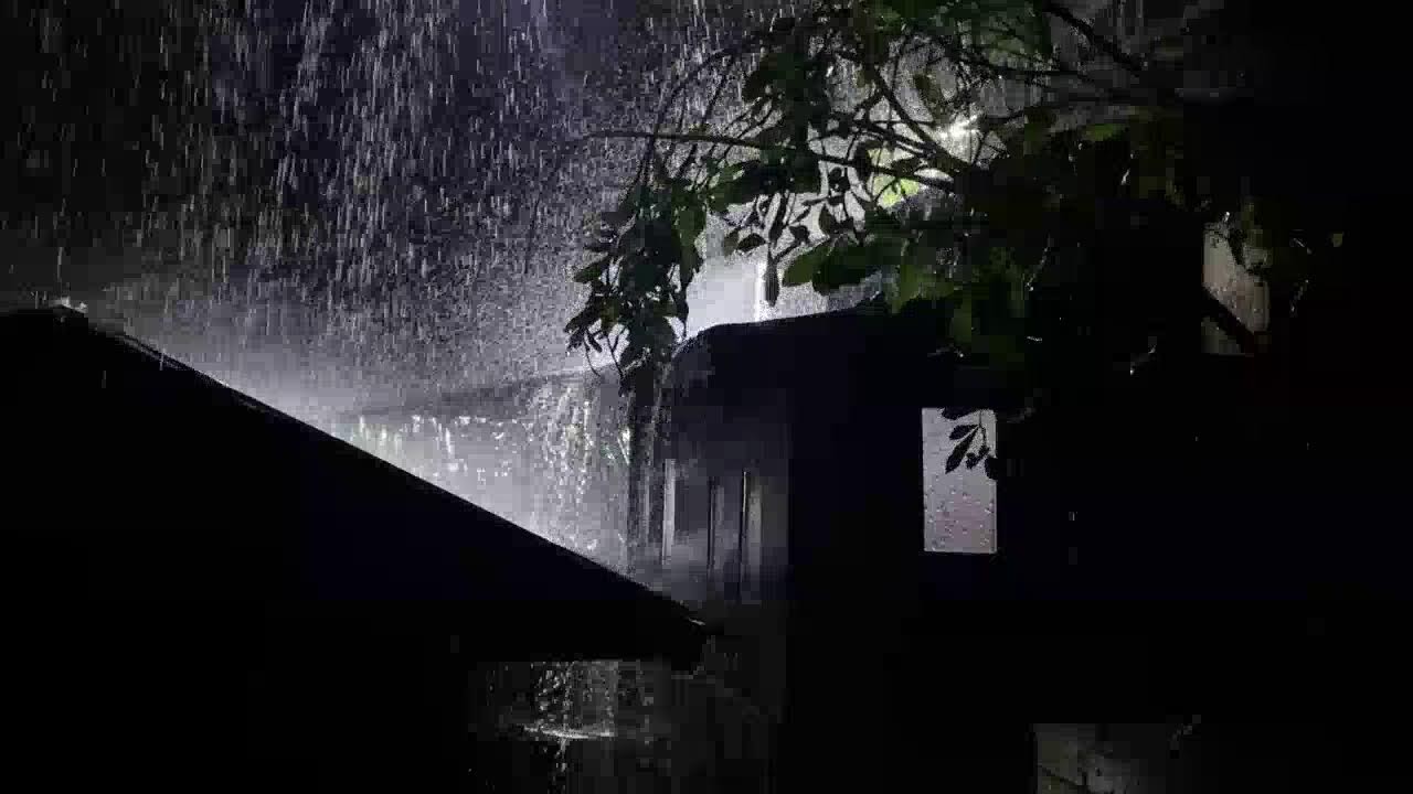 Natural Rain Sounds on Tin Roof – No Music, No Talking