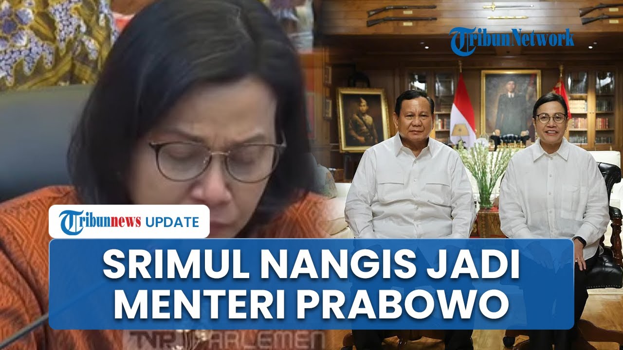 Momen Sri Mulyani Menghadap Ketum PDIP Megawati & Menangis Diminta Prabowo Jadi Menteri Keuangan