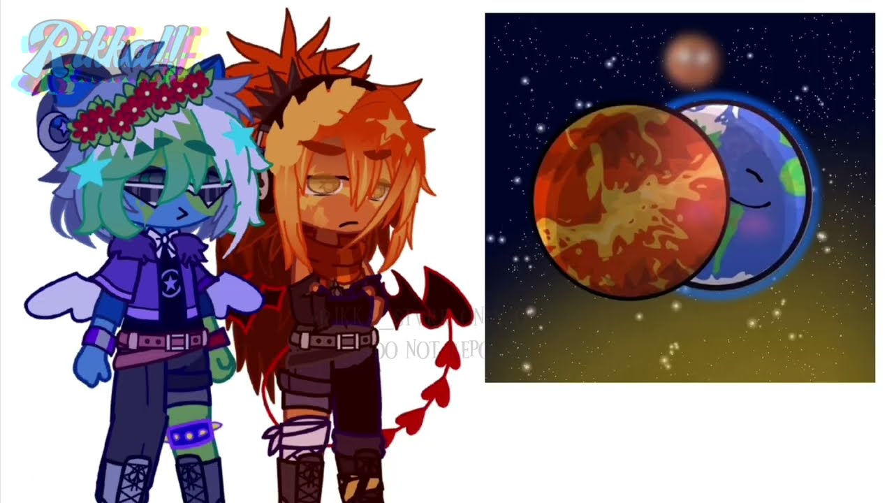 [🇪🇦/🇺🇸] {☆–Solarballs react to ships} //My AU//