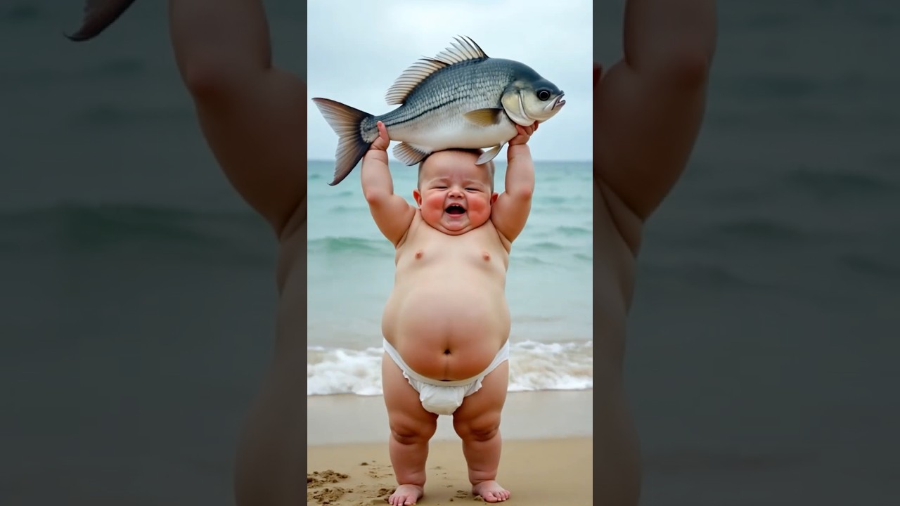 This Baby Catching Fish Will Make Your Day BETTER!