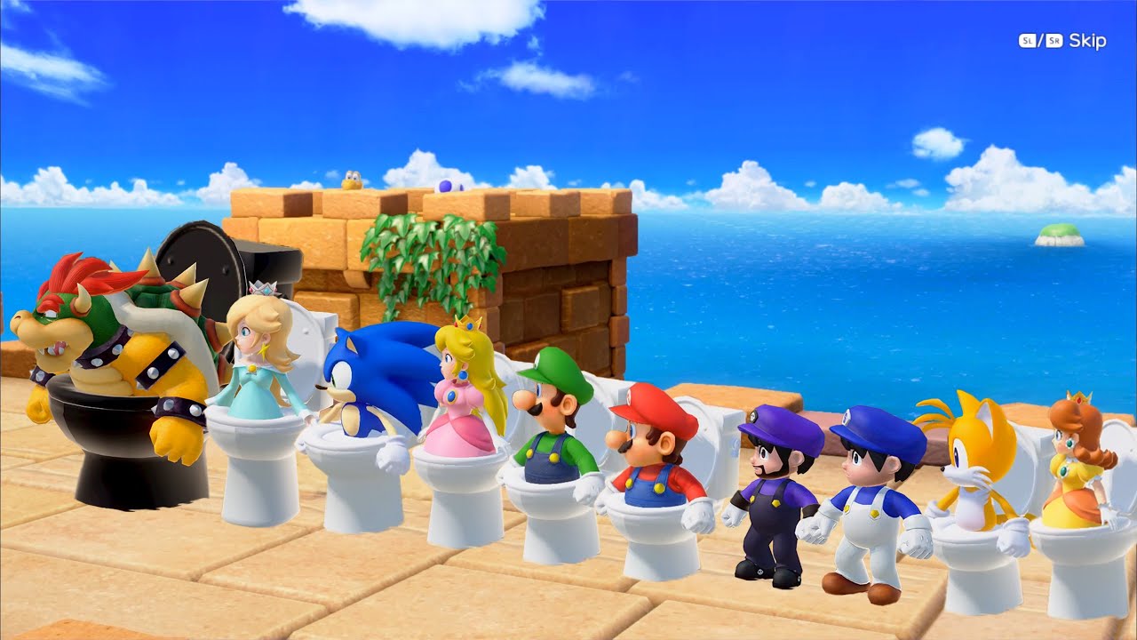 【マリオパーティシリーズ 】すべてのミニゲーム スキビディ トイレ (たつじん難易度)