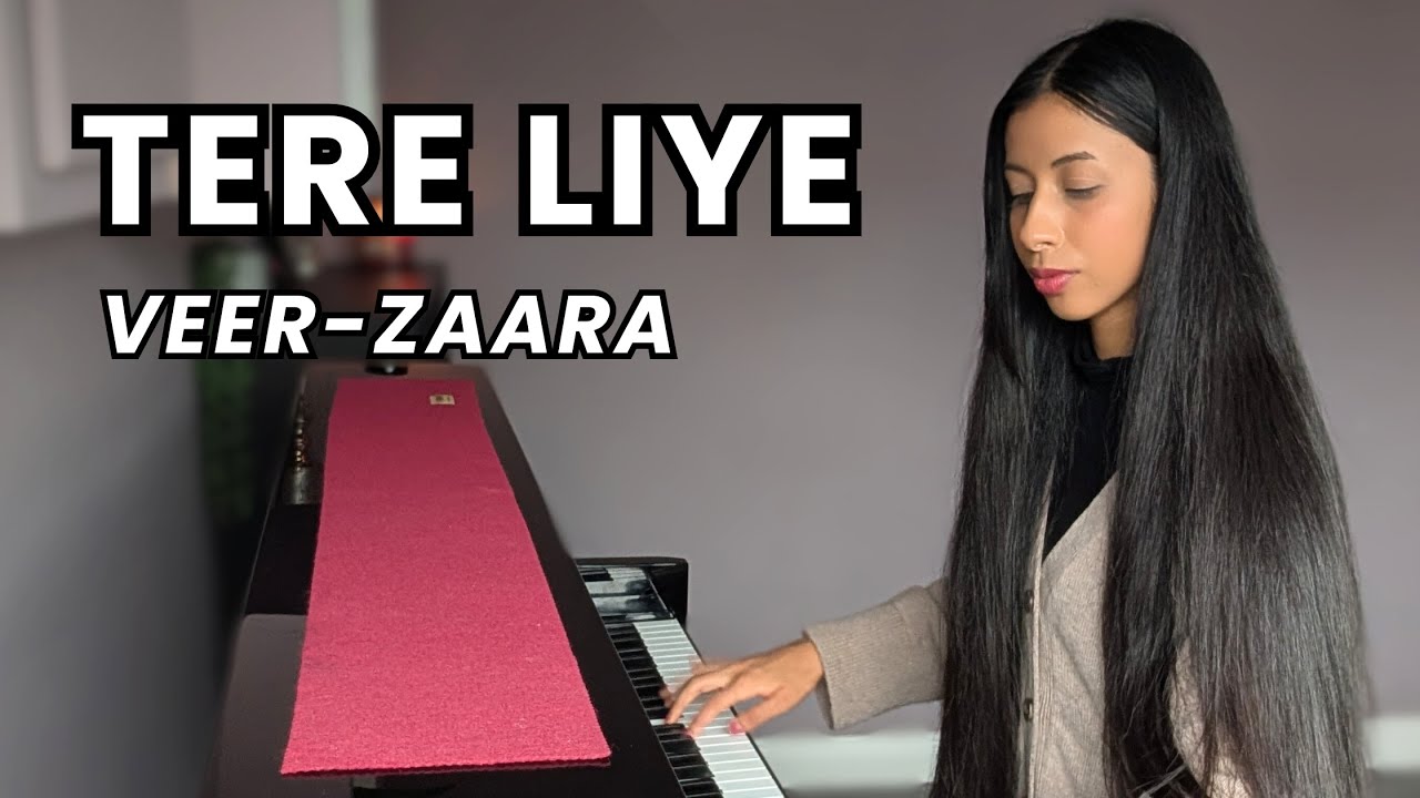 Tere Liye (Veer-Zaara) SOOTHING piano cover | Anu Ghataore