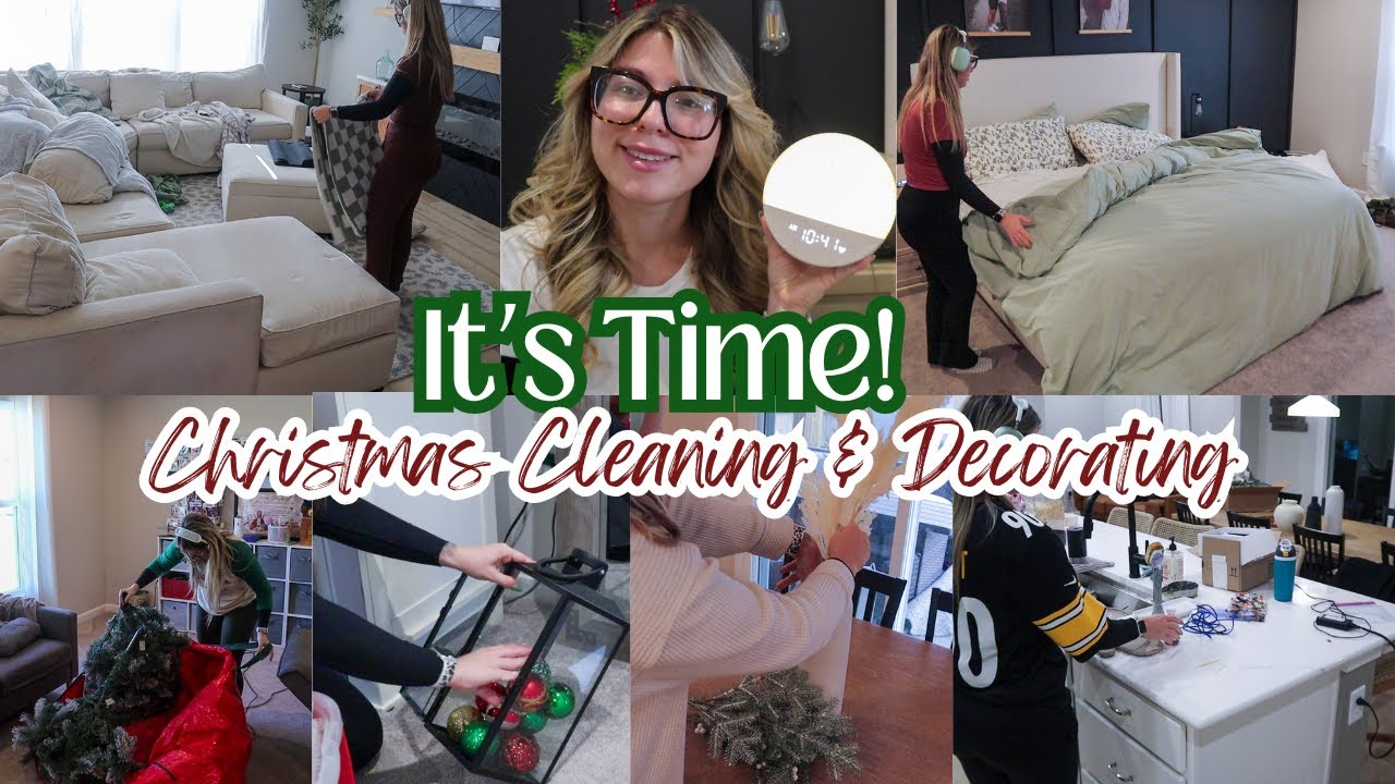 Extreme Cleaning Motivation | Christmas Home Decor | Home Reset | Dreamegg Sunrise 1 sound machine