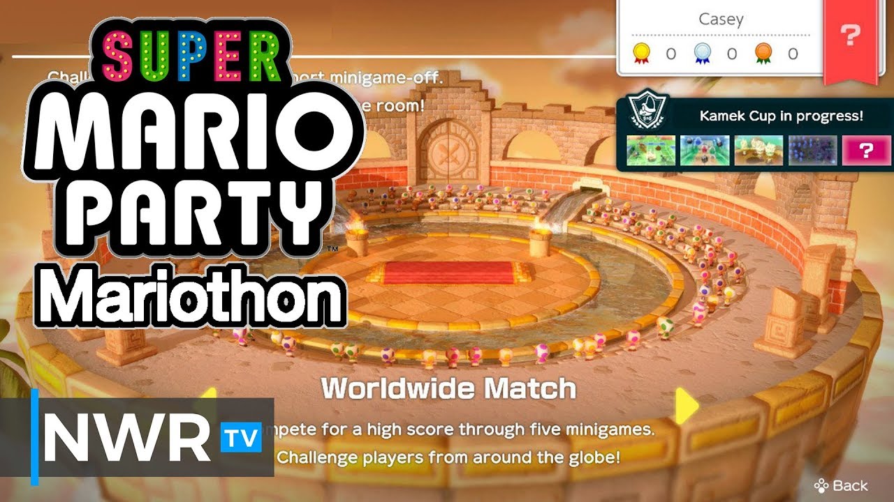 Super Mario Party Online Mode - Mariothon Playthrough