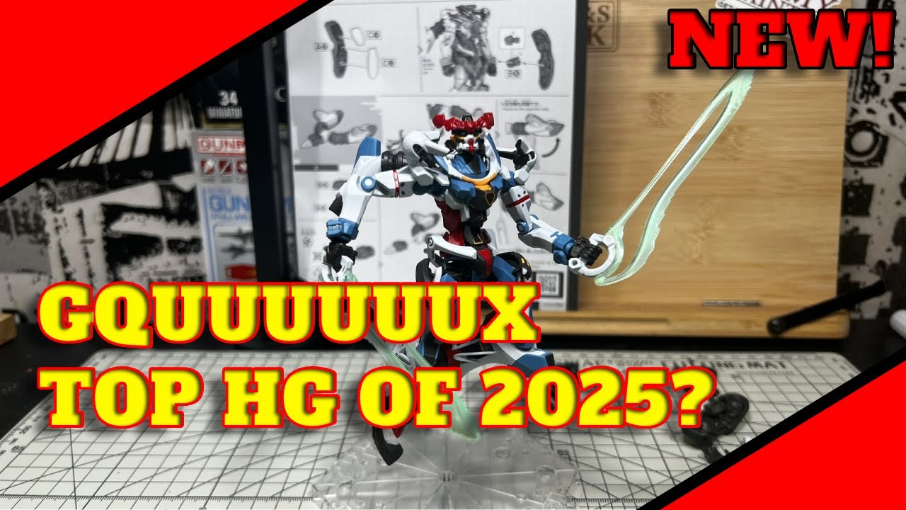 HG Gundam Gquuuuuux Review & Build | High Grade Gunpla Unboxing + Time Lapse (2025 Bandai Kit)