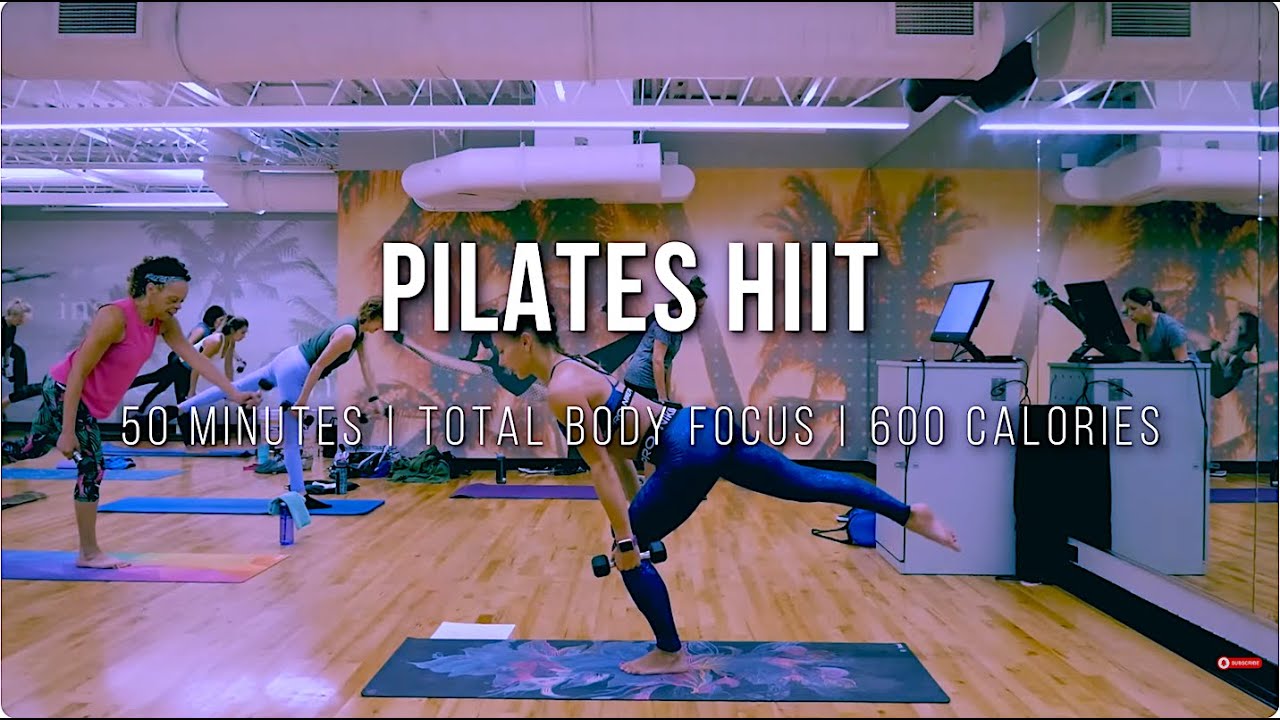 50-MIN PILATES HIIT FUSION | Calisthenics Workout Routine with Weights for Weight Loss & Lean Muscle