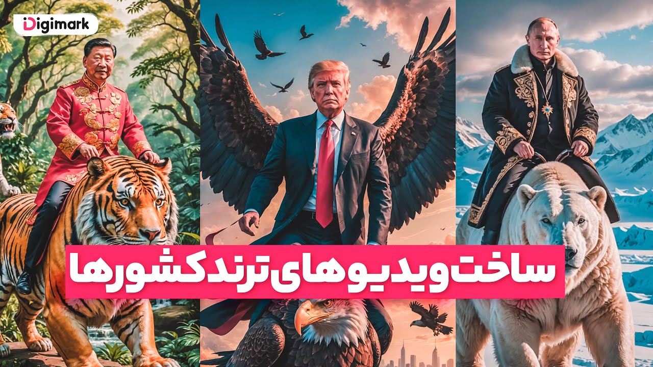 چطوری ویدیو های ترند سیاستمدارا رو با هوش مصنوعی درست کنیم ؟ | Ai Trend Tutorial