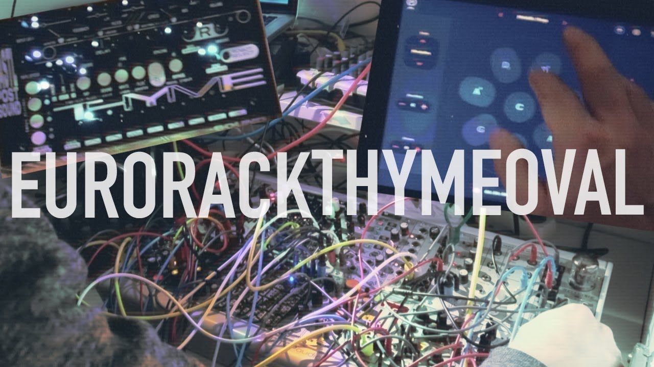Eurorack Modular Synth + Bastl Thyme + iOS Oval Synth (feat. VLK) #TTNM