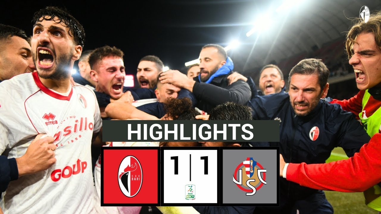 Bari-Cremonese 1-1 | Serie BKT 2024/25 | Highlights