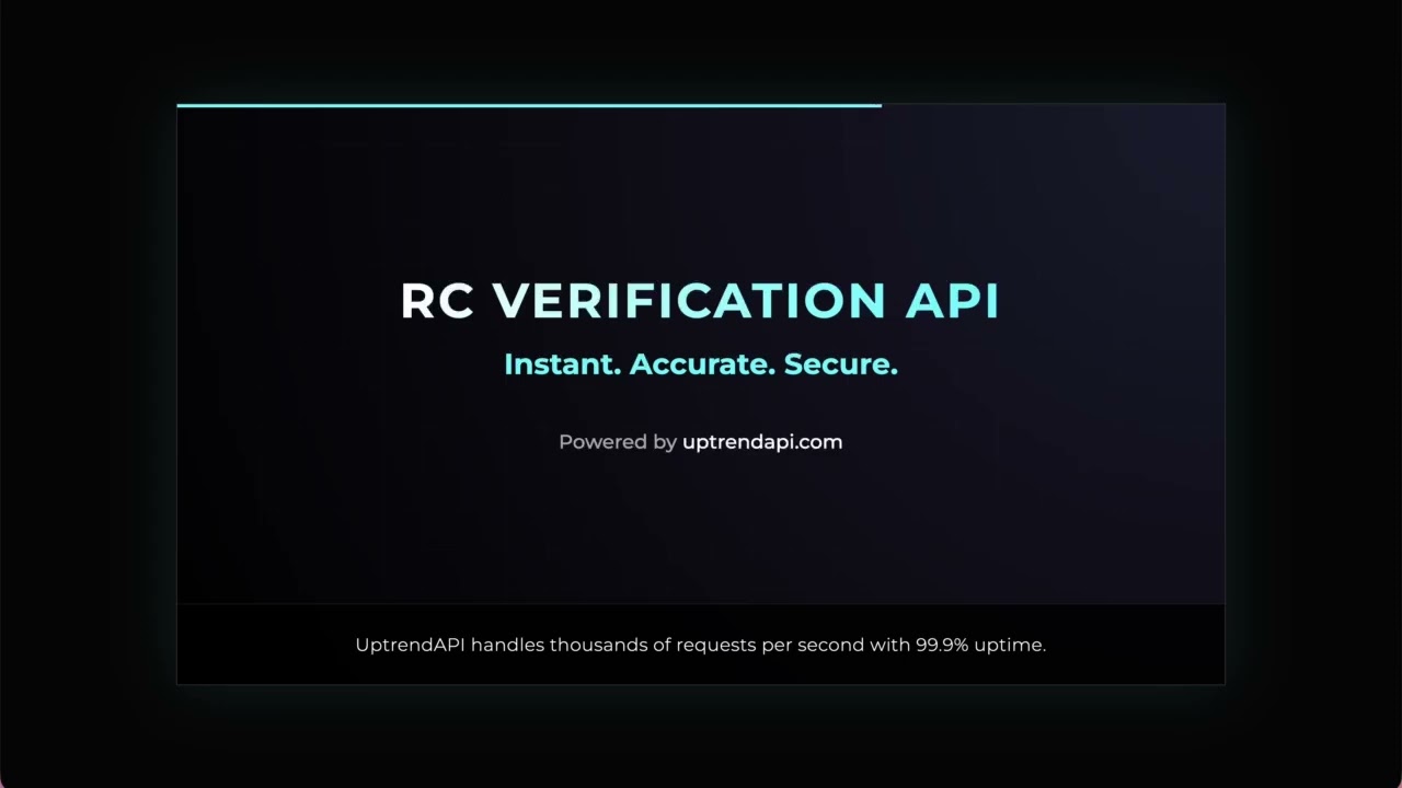 Vehicle RC Verification API