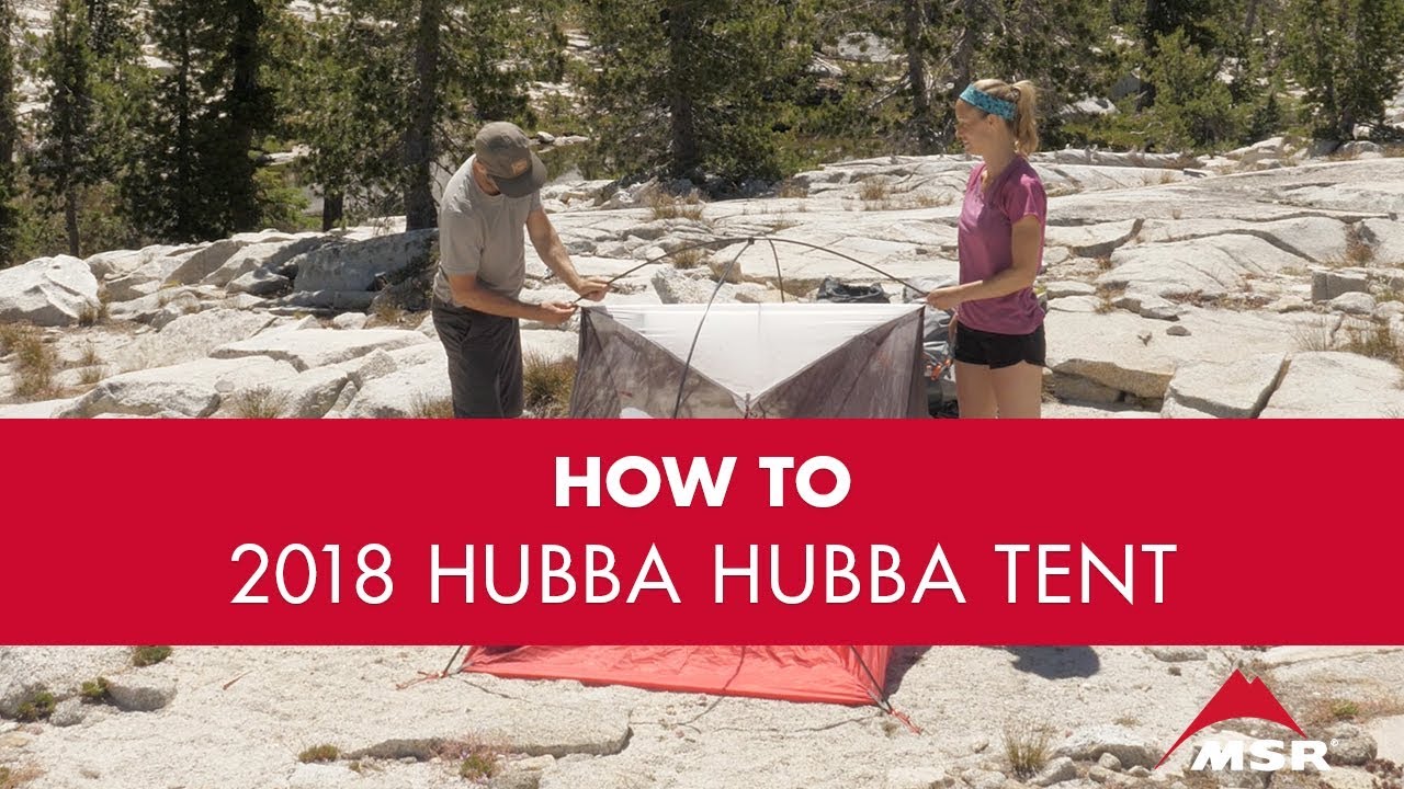 MSR Hubba Hubba™ NX Tent Setup