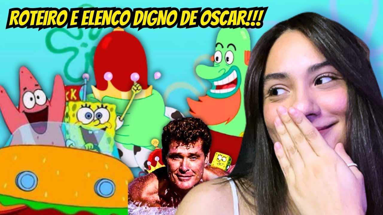 BOB ESPONJA O FILME MERECE UM OSCAR 🧽🍔