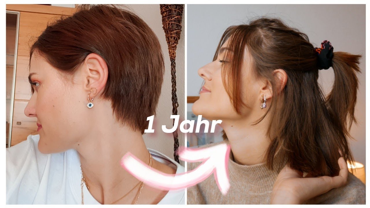 Short Bob nach 1 Jahr | Kurzhaarfrisur Rauswachsen Lassen + 2 Hairstyles
