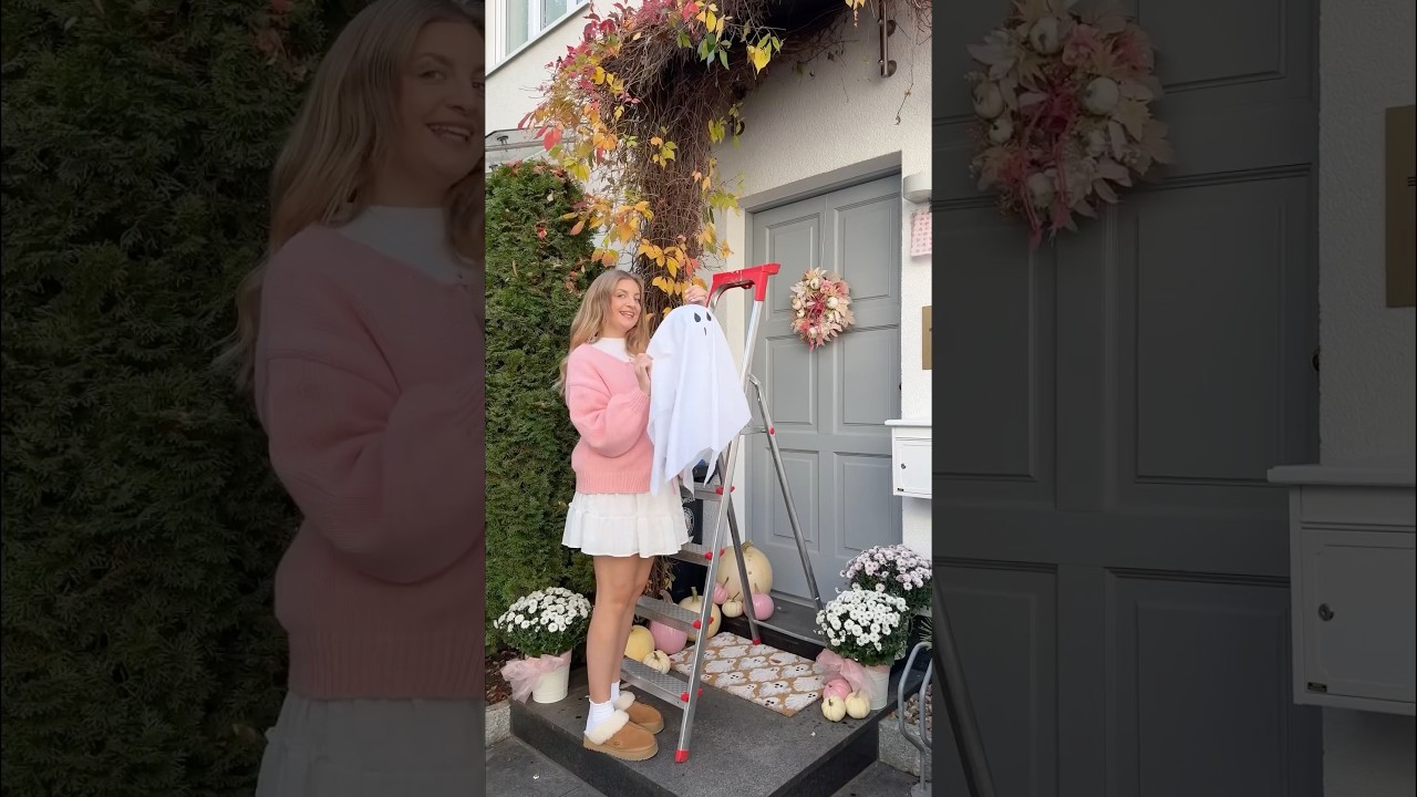 T&uuml;rdeko f&uuml;r meine Halloween Party 👻💗 Endergebnis k&ouml;nnt ihr auf IG: mrsjennii sehen ✨