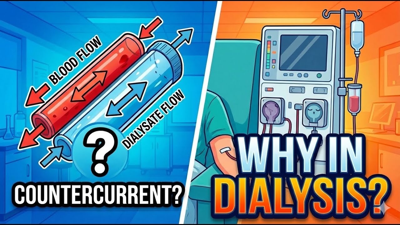 Почему направление потока имеет значение при диализе? 🔄
