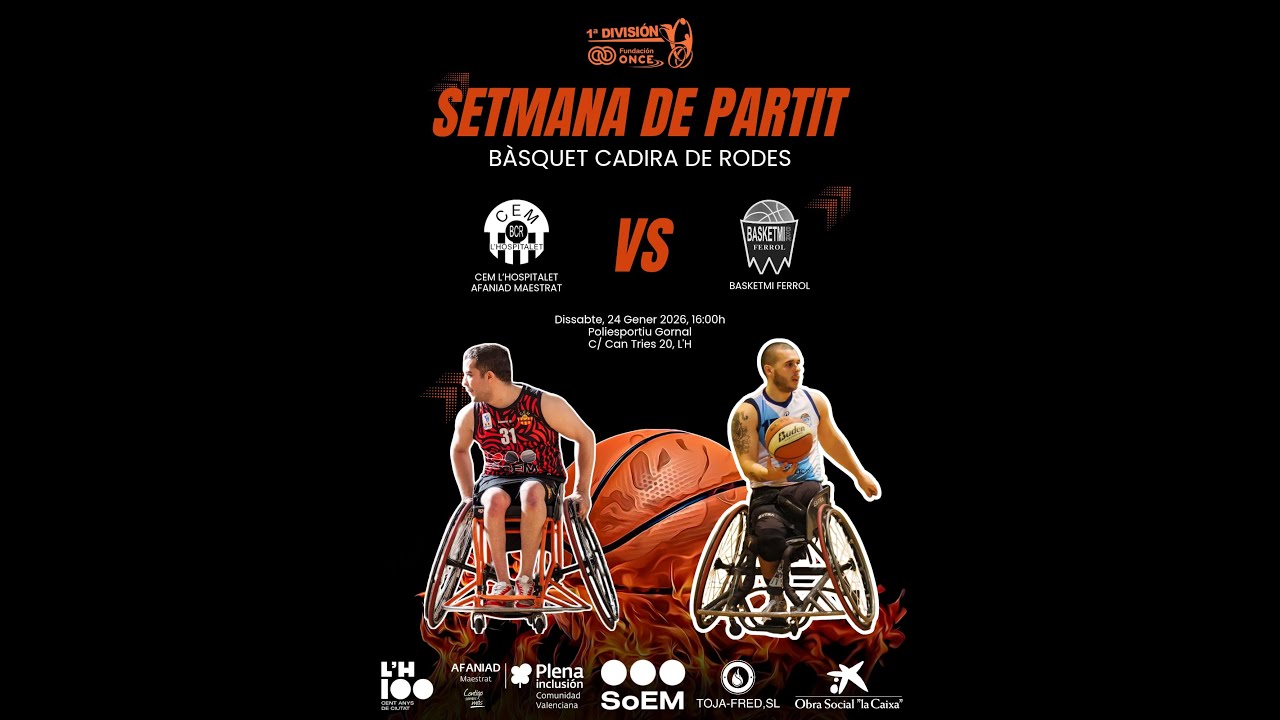 BCR CEM L'H | 1ª División, J8, Temp. 2025 26 | CEM L'H Afaniad Maestrat   Abeconsa Basketmi Ferrol
