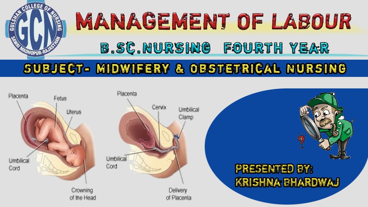 Management of labour Presented By Mr. Krishna Bhardwaj