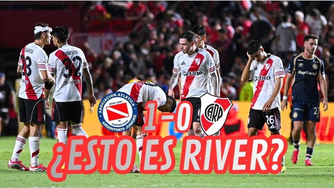 ¿ESTO ES RIVER? EL MILLONARIO VOLVIÓ A SER UN DESASTRE Y PERDIÓ 1 A 0 CON ARGENTINOS EN LA PATERNAL