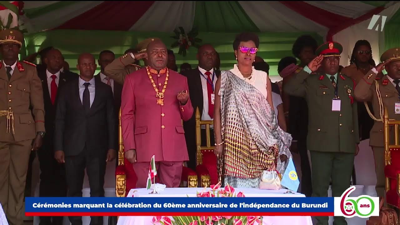 Cérémonies marquant la célébration du 60ème anniversaire de l'indépendance du #Burundi.