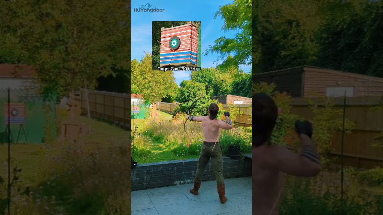 Asiatic Archery Shooting At 90 Feet #archery #archerysupplier #arrow #hunting #huntingdoor