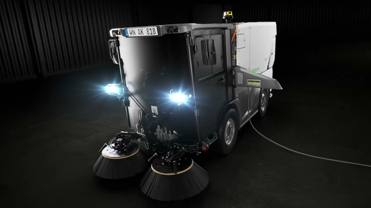 MC 250 electric &ndash; Elektryczna zamiatarka komunalna nowej generacji od K&auml;rcher