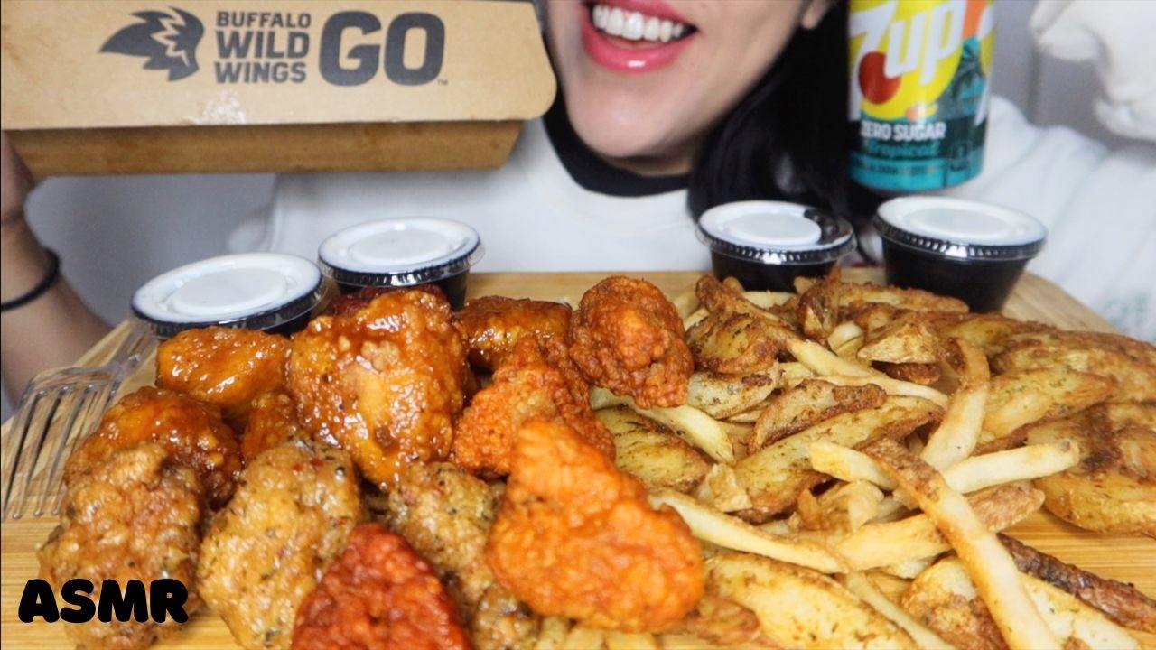 ASMR BUFFALO WILD WINGS
