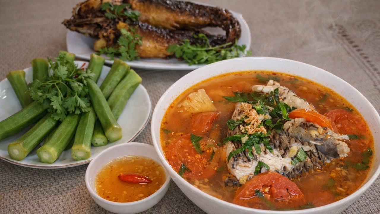 Cá Trê Nướng & Canh Chua Cá Miền Tây | Cơm Trưa Dân Dã Đậm Vị