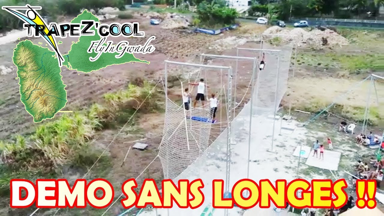 JE FAIS UNE DÉMO DE TRAPÈZE VOLANT !!