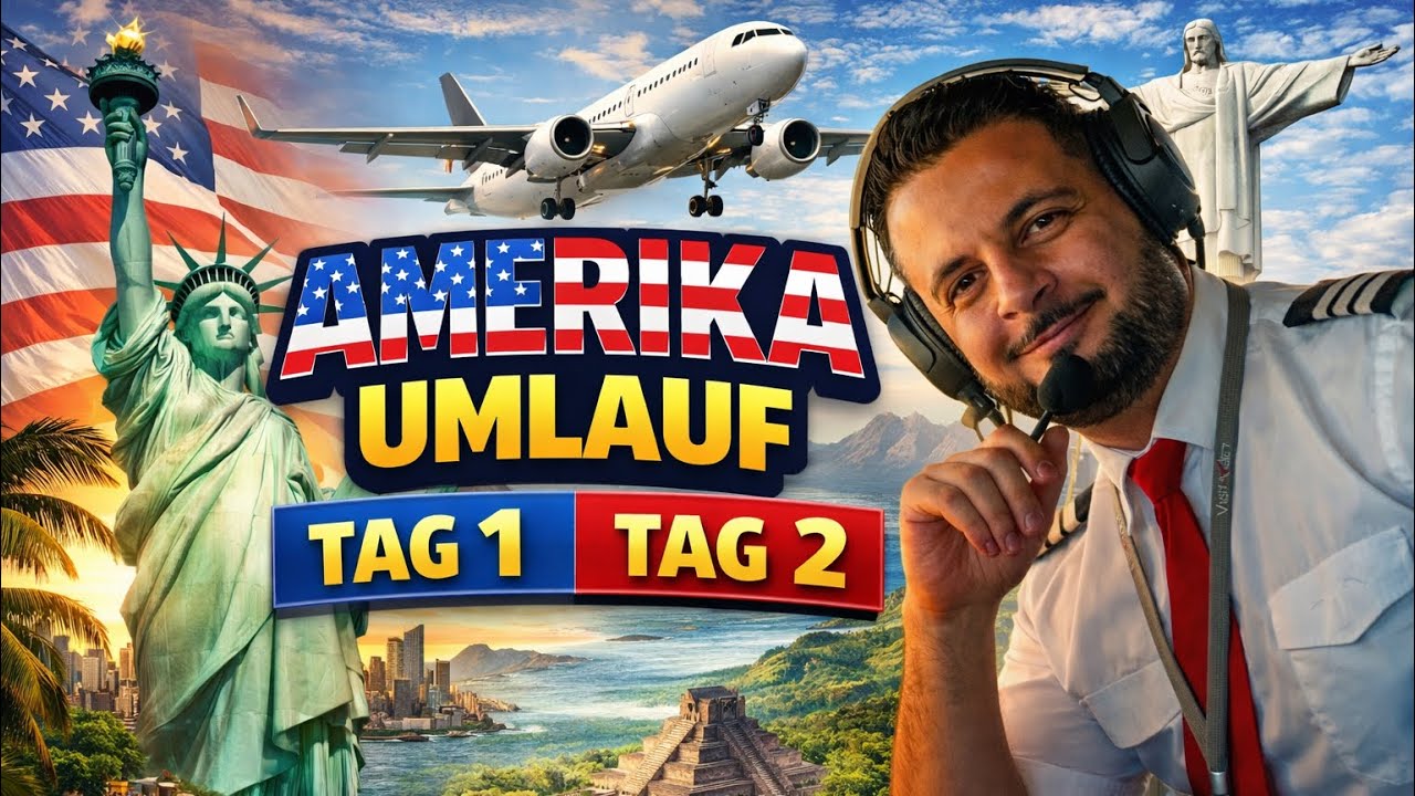 Amerika Umlauf - Teil 1- Start der Rotation 