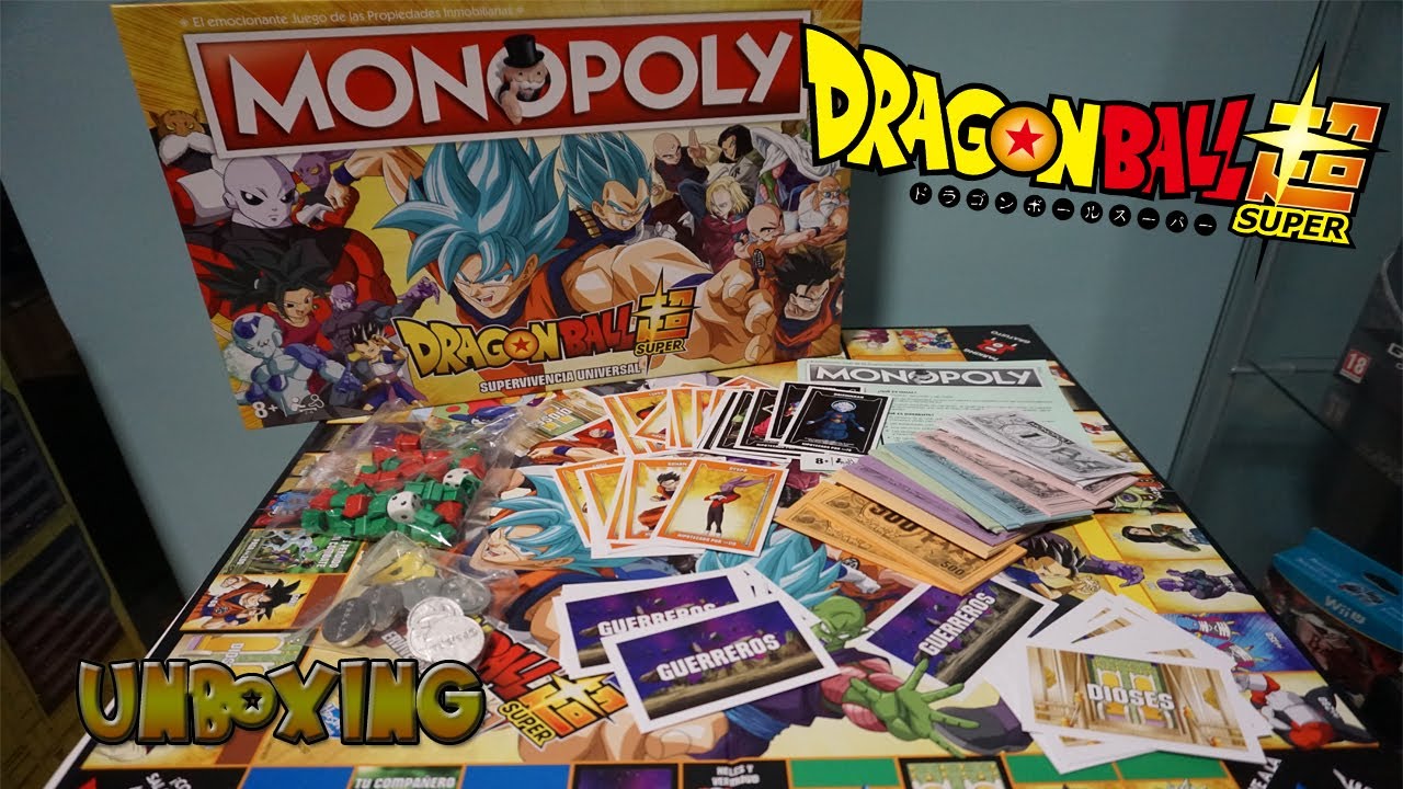 EL MONOPOLY DE DRAGON BALL SUPER | SUPERVIVENCIA UNIVERSAL | UNBOXING de COMPRAS DRAGON BALL