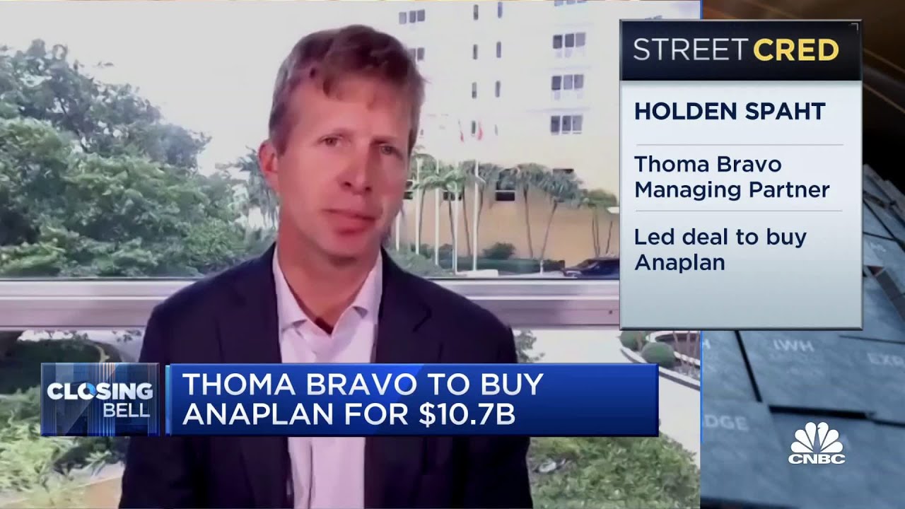 Private equity firm Thoma Bravo buys Anaplan for $10.7 billion dollars