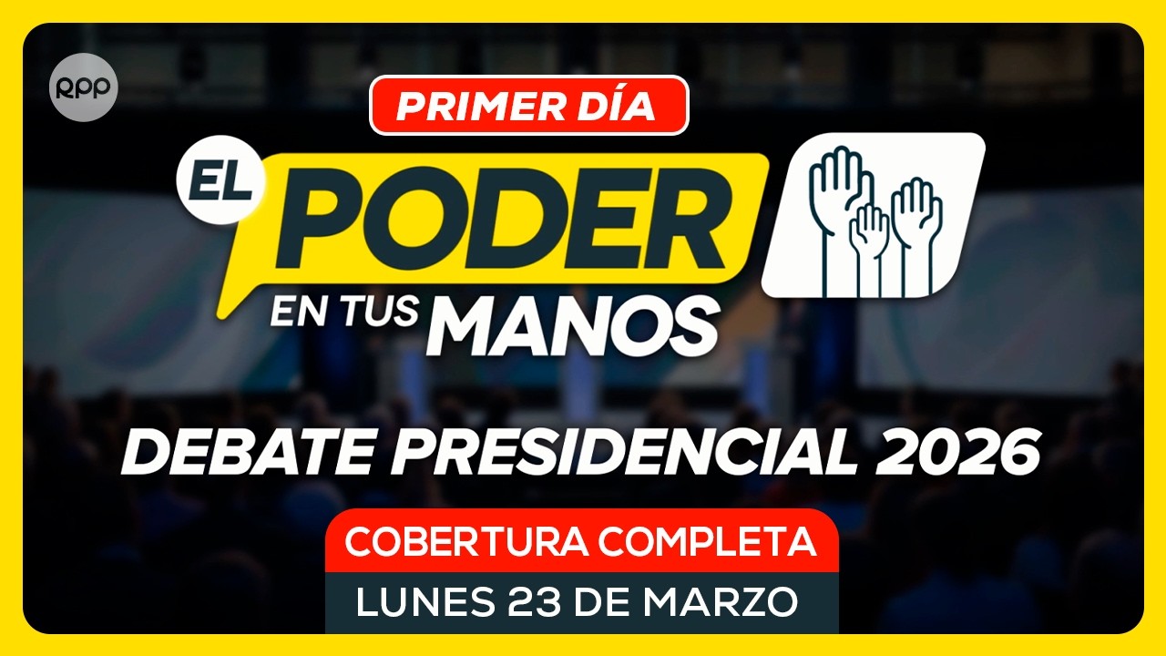 🔴Debate presidencial Per&uacute; 2026: primera fecha con candidatos frente a frente #RPPEspeciales