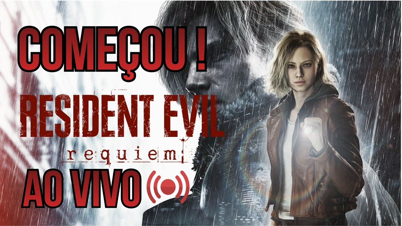 🔴FINALMENTE CHEGOU!!! Vamos jogar Resident Evil Requiem AO VIVO