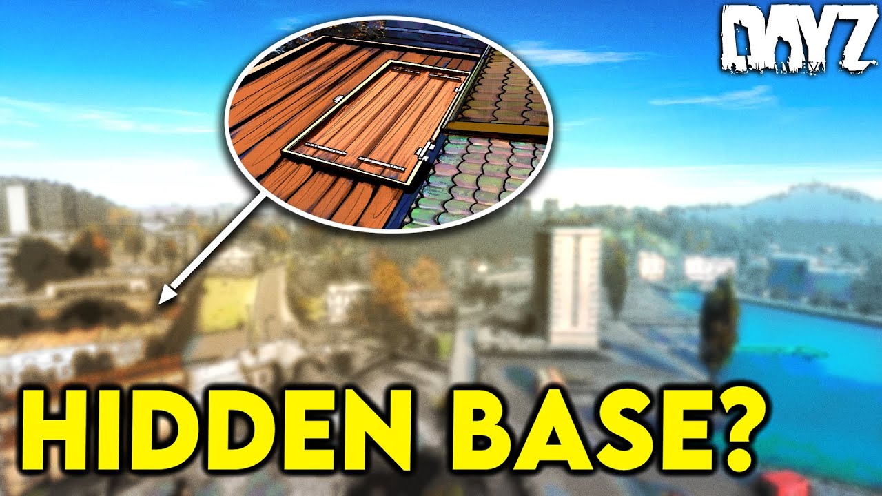 WE BUILT A HIDDEN BASE IN A HUGE TOWN! -Dayz