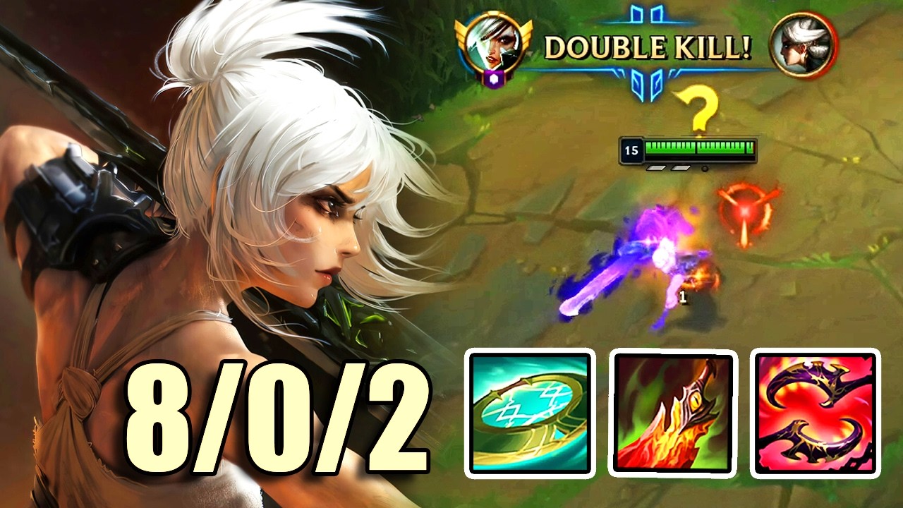Rank 1 Riven Main PERFECT Gameplay | High Elo Ranked Game