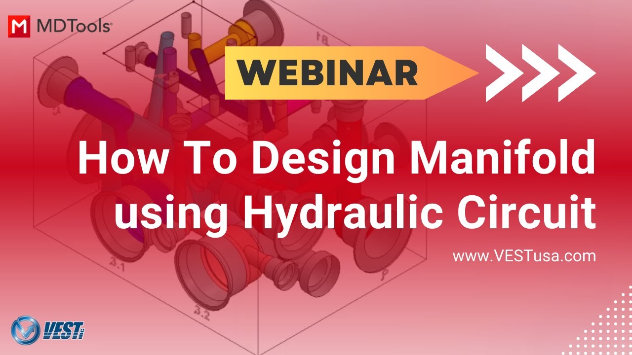How to Design a Hydraulic Manifold with MDTools using the HyDraw CAD Circuit Diagram