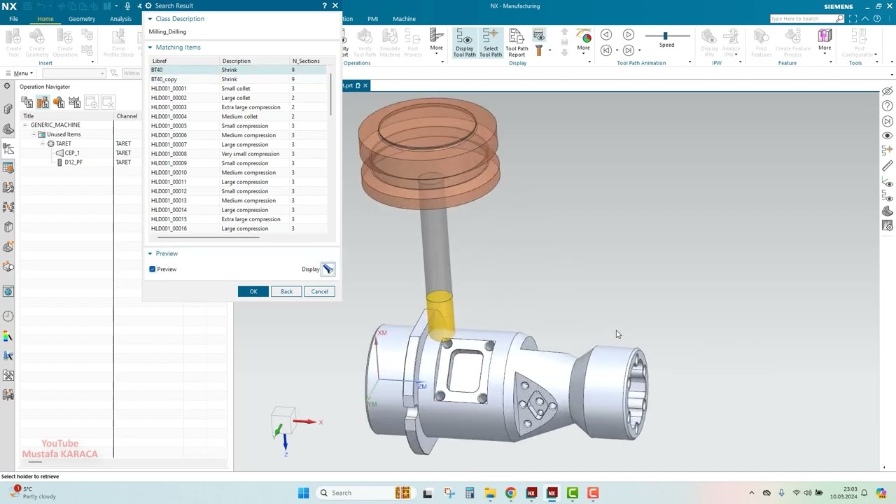 SIEMENS NX 2312 TORNA ve CY EKSEN - Turn Milling Giriş