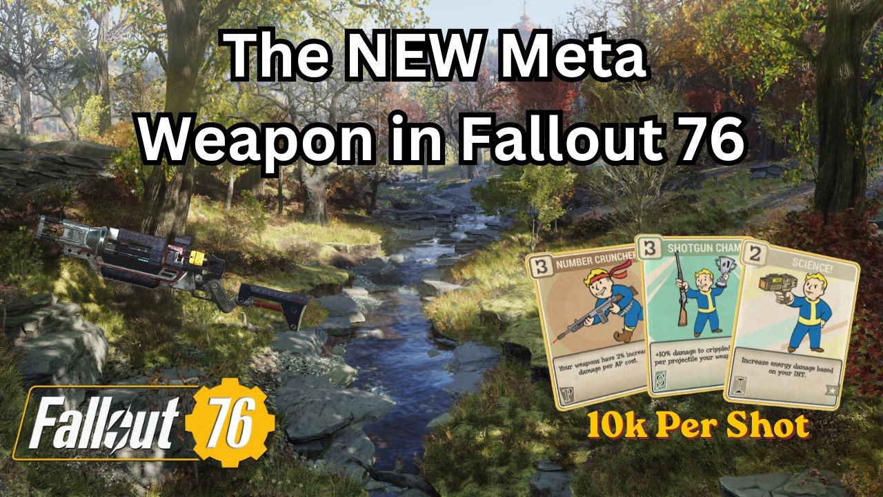 The NEW Meta Weapon (10k Per Shot) Inside of Fallout 76