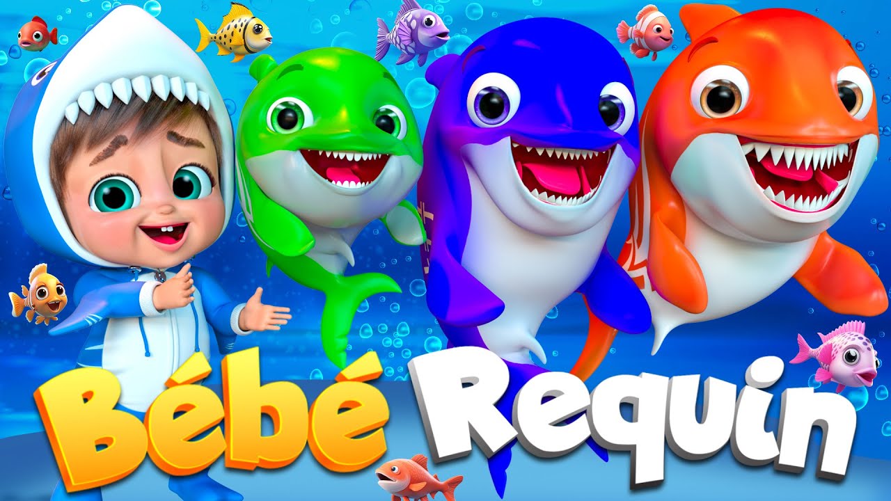 Requin Bébé Rigolo Rigolo | Comptines Et Chansons | À Bébé Chanson @SuperLucaLEFrancais