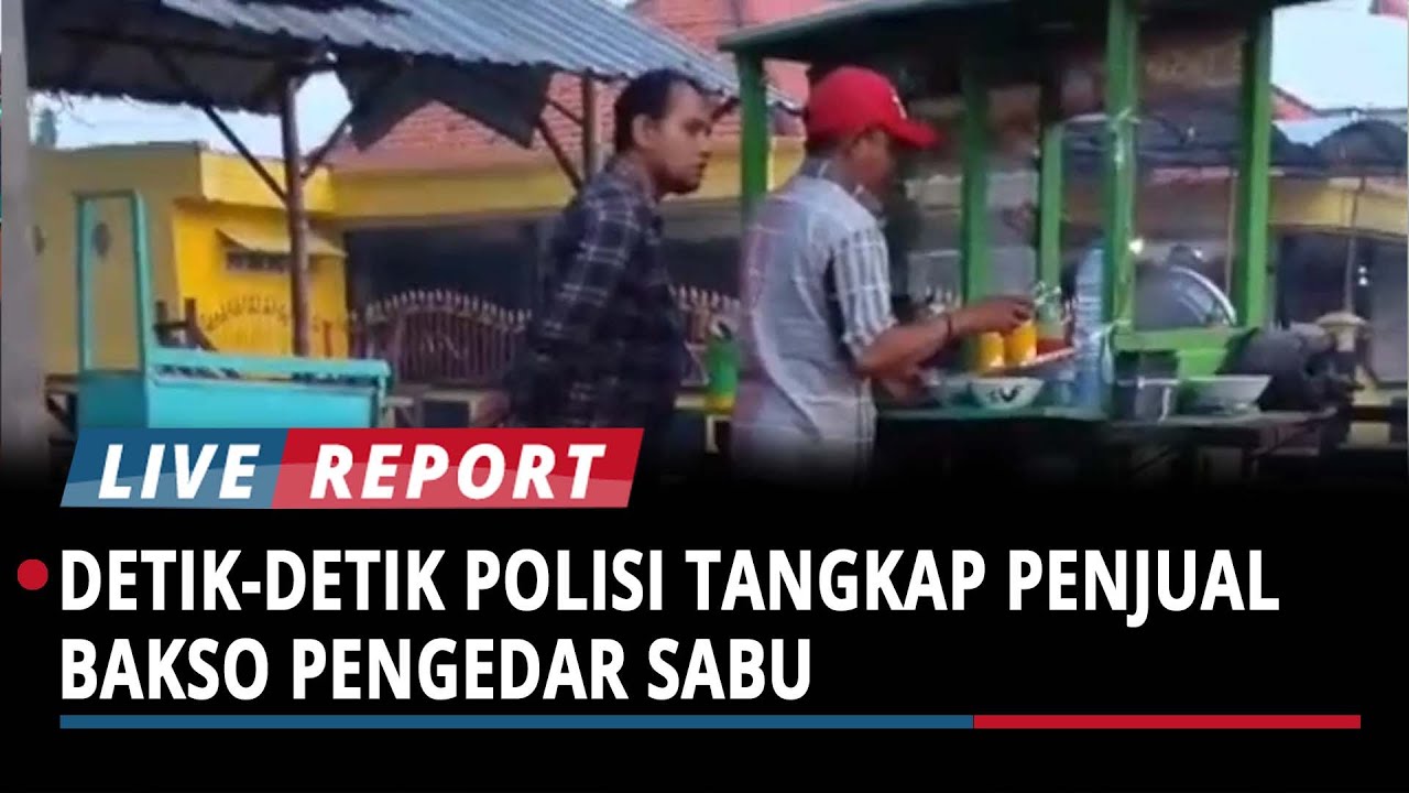 Detik-detik Polisi Tangkap Penjual Bakso Nyambi Edarkan Sabu di Bangkalan, Pura-pura Pesan 2 Mangkok
