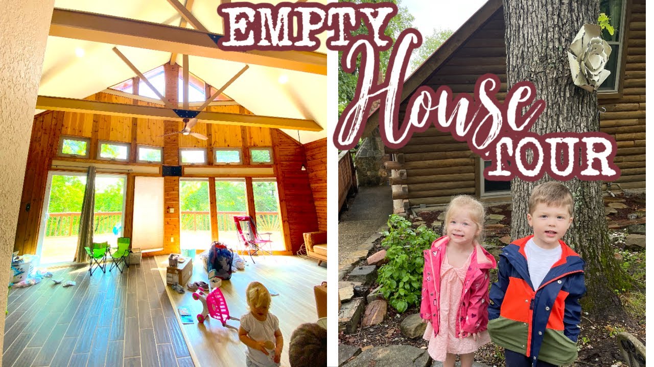 EMPTY HOUSE TOUR!! Come see our new cabin! | Brad and Rach